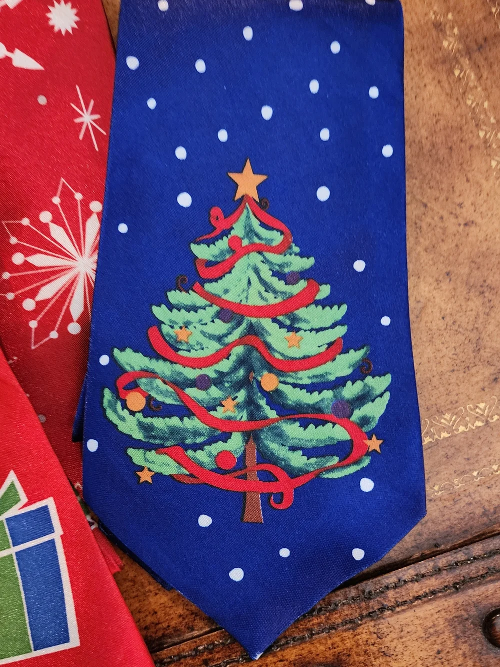 Christmas Novelty Necktie Lot of 5 Men’s Holiday Ties Musical Christmas Tree